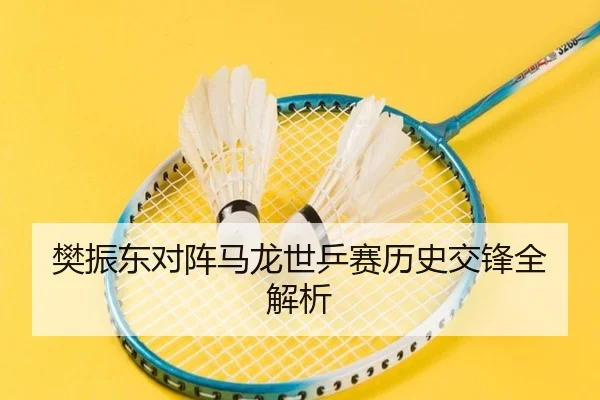 樊振东对阵马龙世乒赛历史交锋全解析